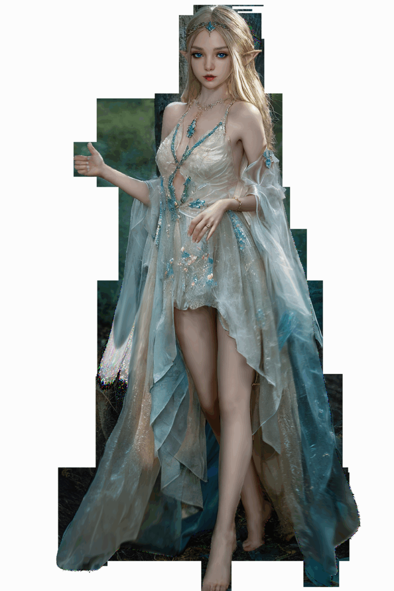Elaria – 150cm Elven Princess Silicone Love Doll | Enchanted Beauty with Custom Upgrades - Image 2