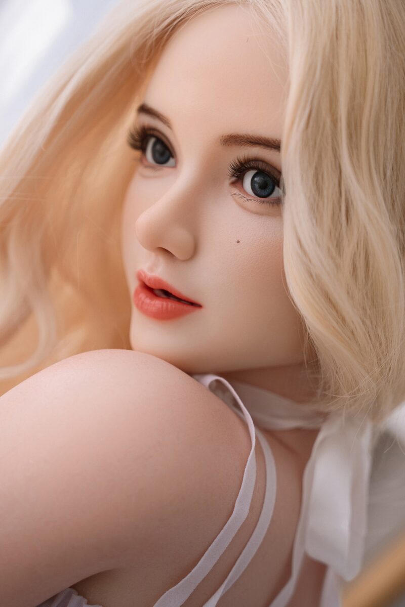 Lumi – 148cm Snow-Blonde Silicone Love Doll | Cute Nordic Bunny Fantasy - Image 13