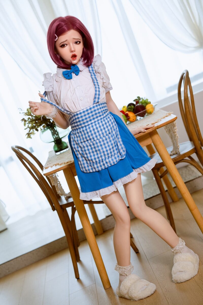 Akari – 150cm Anime-Inspired Red-Haired Silicone sex Doll | Kawaii Charm with Custom Options - Image 16