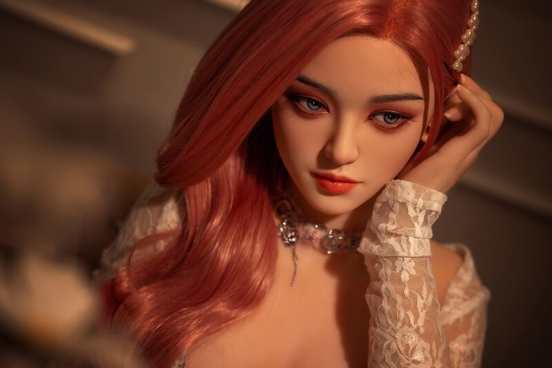 Isadora – 160cm Red-Haired Tea-Loving Silicone Fantasy Doll | Romantic & Refined Companion - Image 12