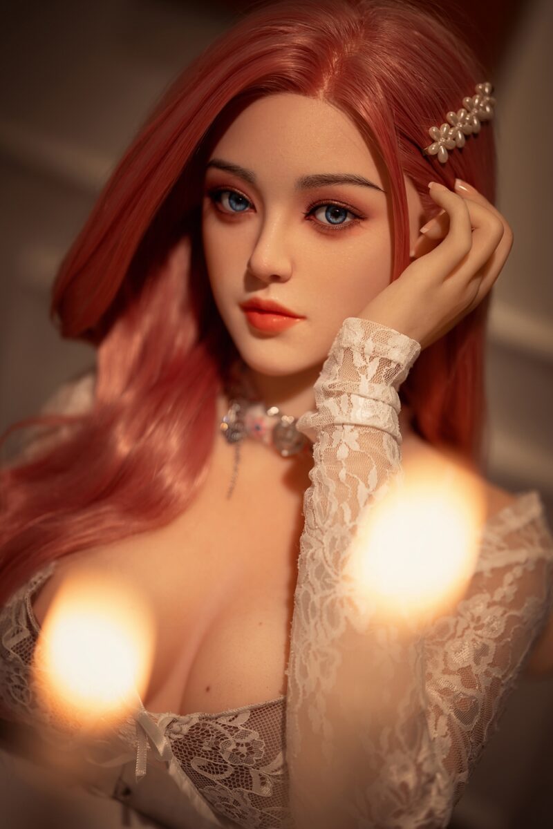 Isadora – 160cm Red-Haired Tea-Loving Silicone Fantasy Doll | Romantic & Refined Companion - Image 10