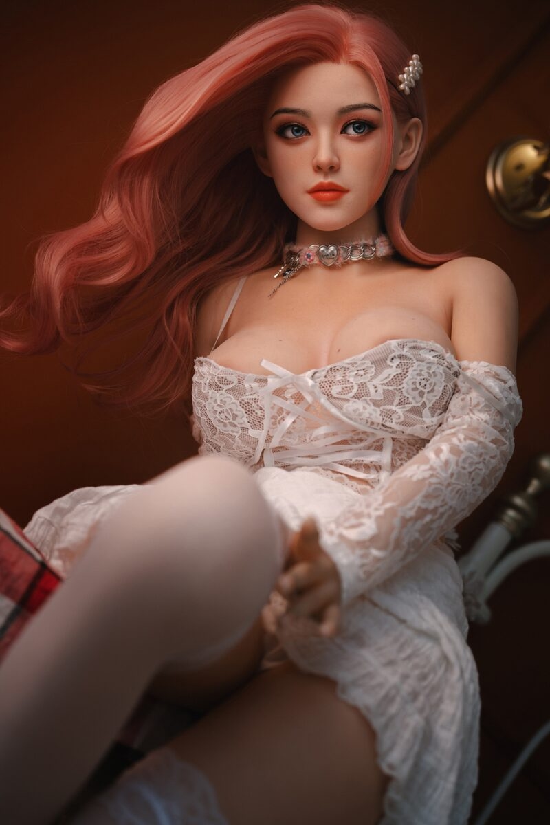 Isadora – 160cm Red-Haired Tea-Loving Silicone Fantasy Doll | Romantic & Refined Companion - Image 23