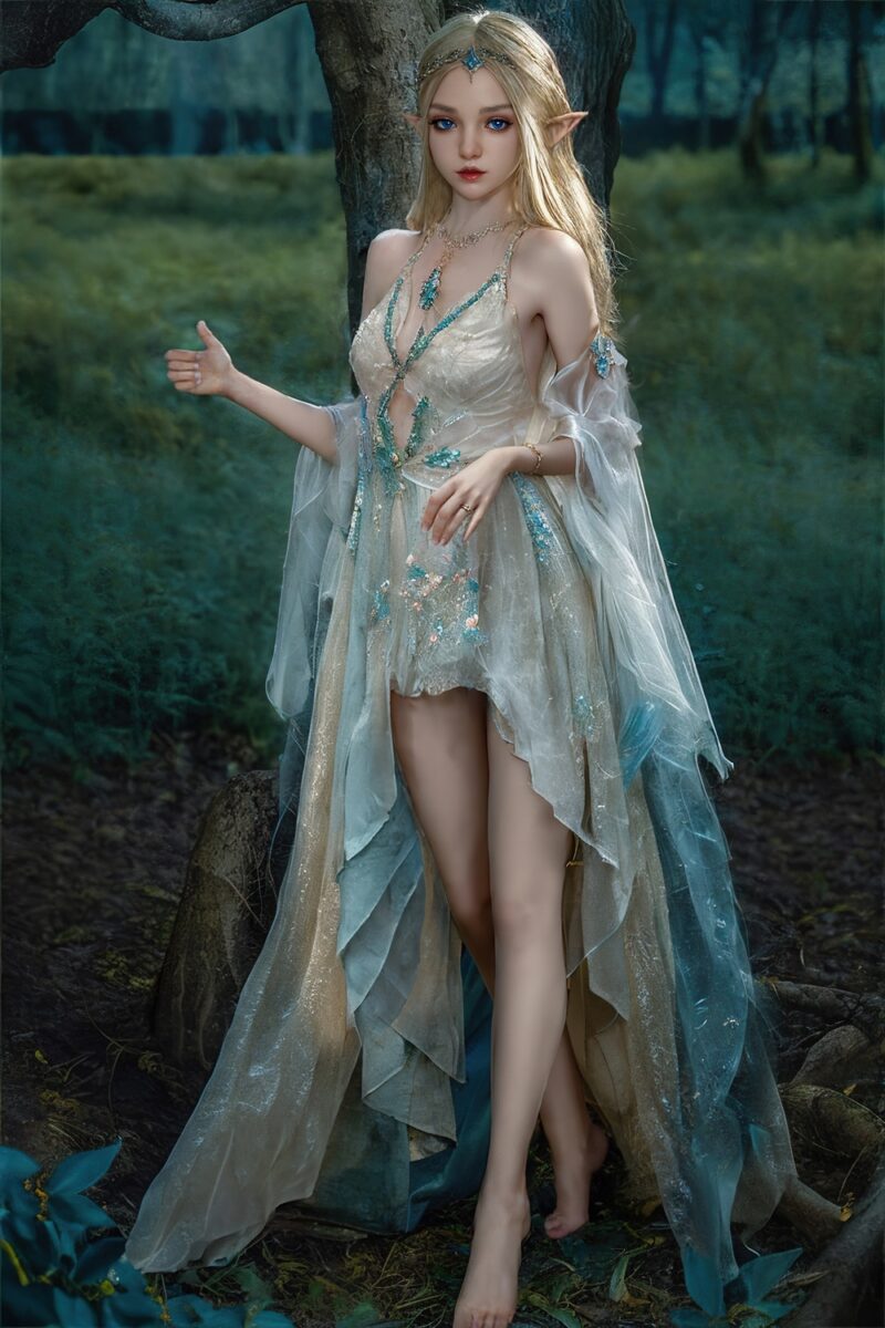 Elaria – 150cm Elven Princess Silicone Love Doll | Enchanted Beauty with Custom Upgrades - Image 19