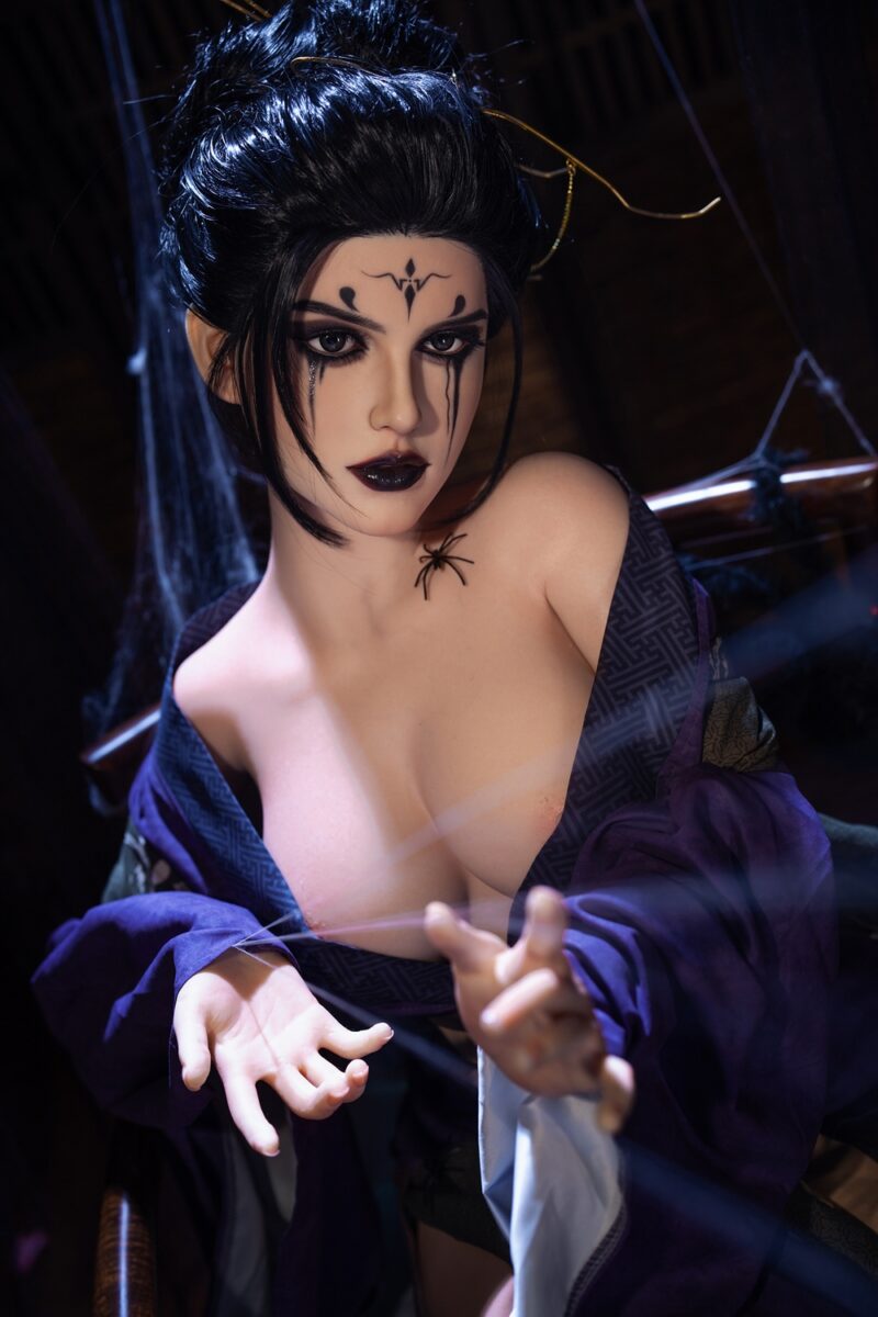 Nyxara – Gothic Spider Queen Fantasy Doll | 164cm Silicone Sorceress - Image 9