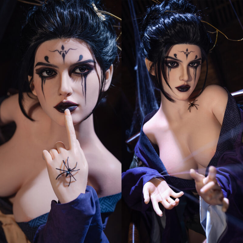 Nyxara – Gothic Spider Queen Fantasy Doll | 164cm Silicone Sorceress - Image 34