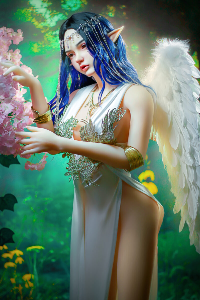 Seralyn – Moonlit Elf Angel Fantasy Doll 160cm | Petite Magical Companion - Image 18