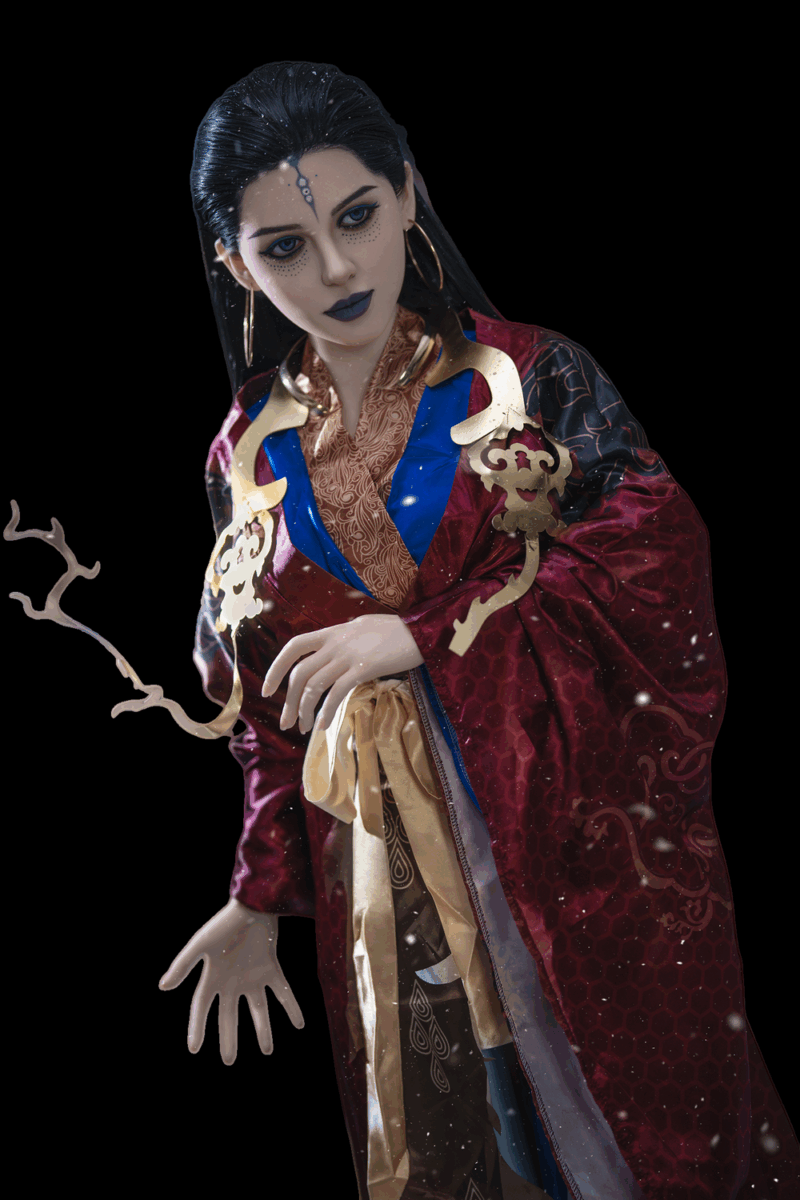 Zephyra – Winter Sorceress Fantasy Doll | 160cm Silicone Elf Companion - Image 3